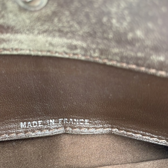 Chanel CC Flap Canvas Travel Line Long Wallet in Khaki/Brown - Picture 14 of 15